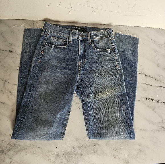 Veronica Beard Debbie Skinny Highrise Blue Jeans 25 Preowned - Picture 3 of 9